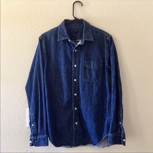 {J Crew} Midnight Denim Shirt